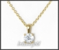 Preview: Diamant 585 Gold Anhänger & Kette 0,53ct, VVS2